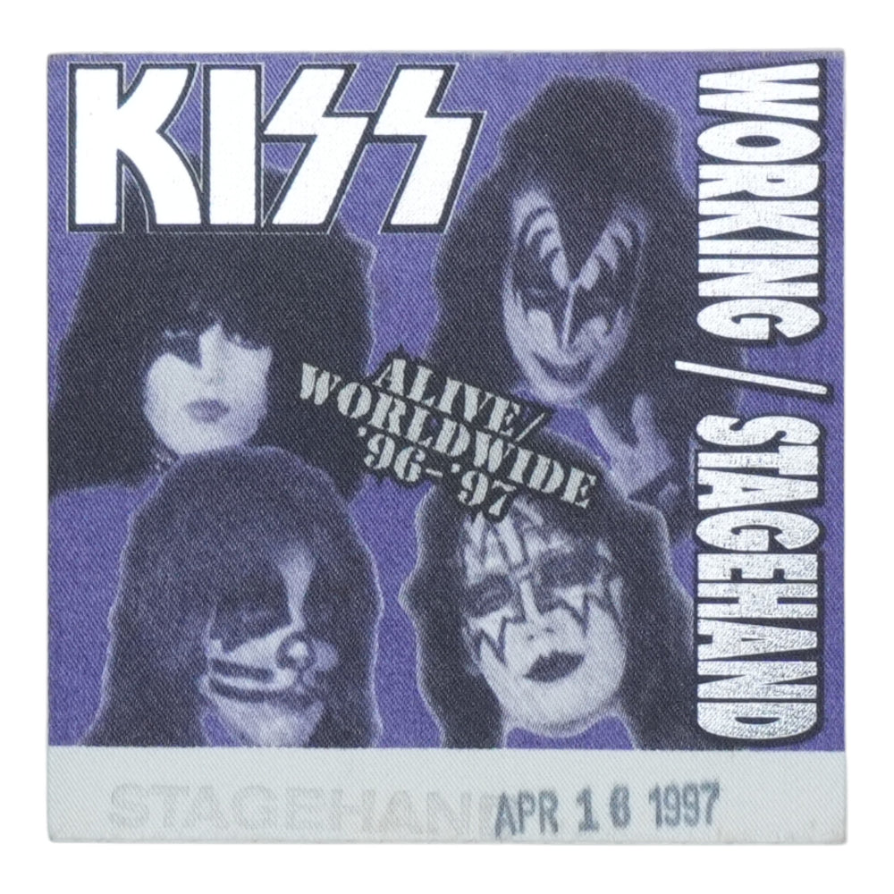 1997 KISS Alive Worldwide Backstage Pass - front