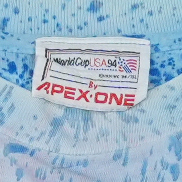 1994 USA World Cup Soccer All Over Print Shirt Detail 2