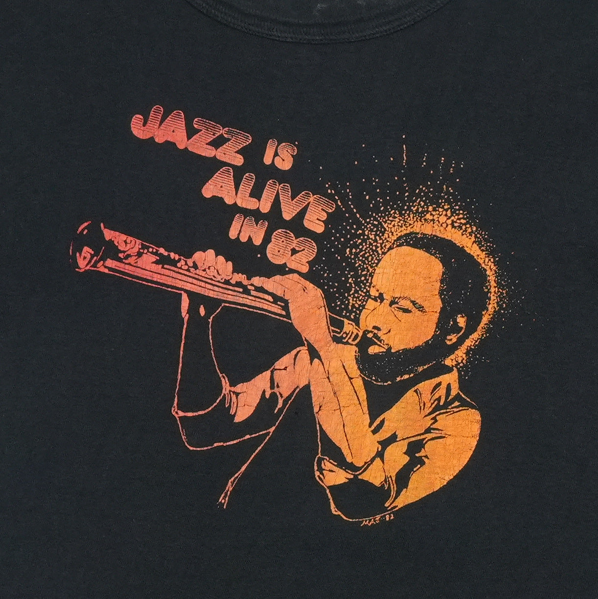 1982 Jazz Festival Tour Shirt Front Graphic