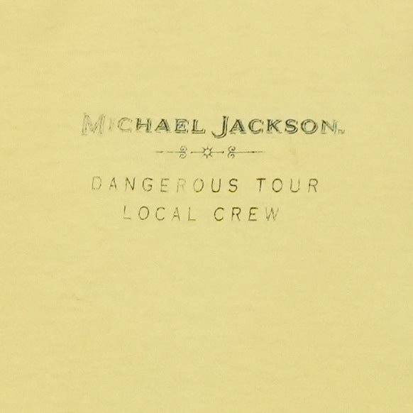 1996 Michael Jackson HIStory Stadium Tour Shirt Front Graphic