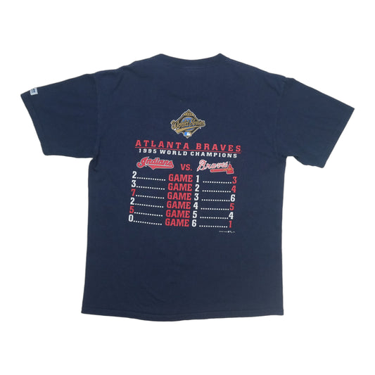 1995 Atlanta Braves World Champions Shirt Back