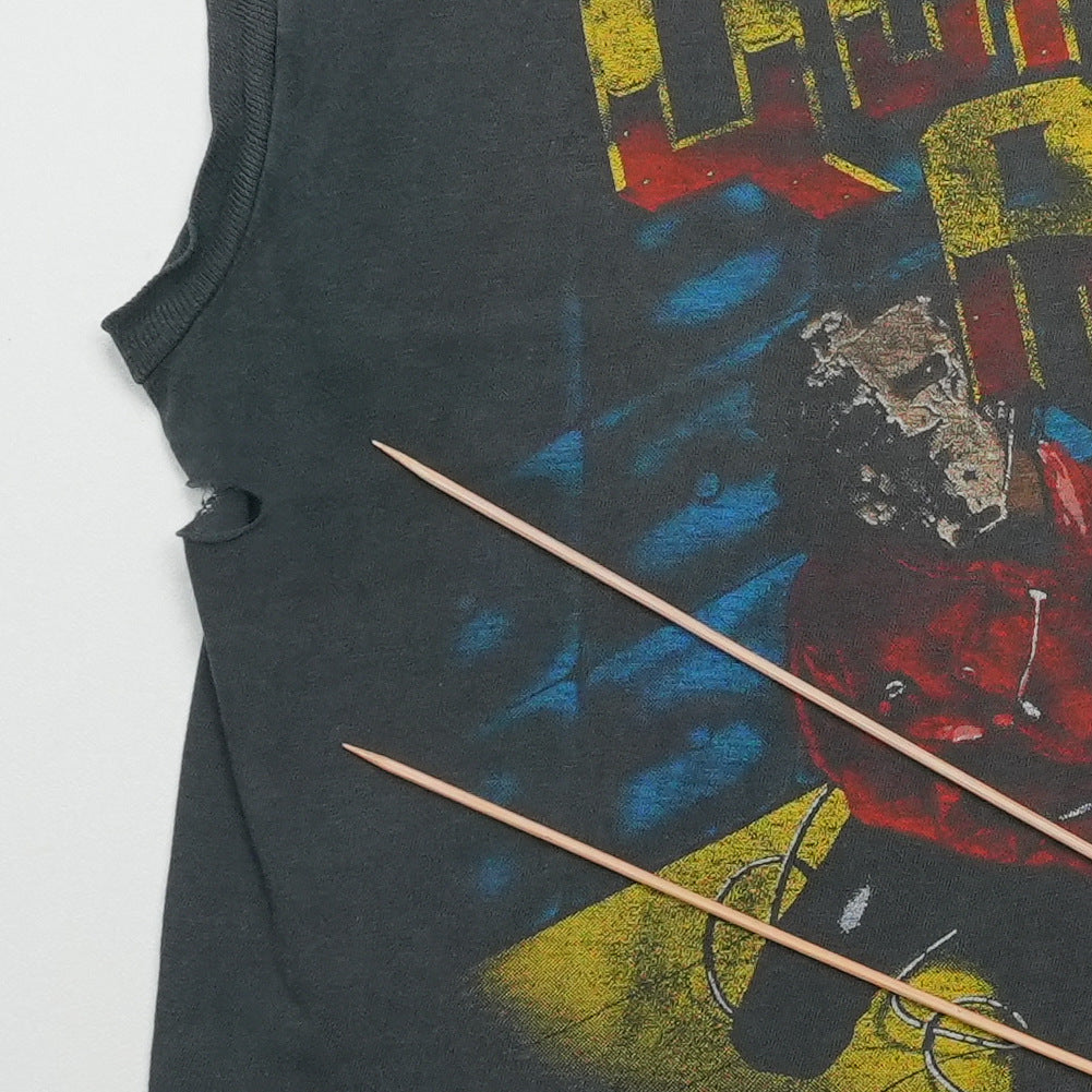 1984 Quiet Riot Sleeveless Tour Shirt Front Detail 1