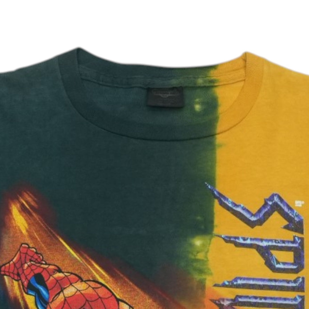 1998 Spider-Man Tie Dye Marvel Comics Shirt Tag