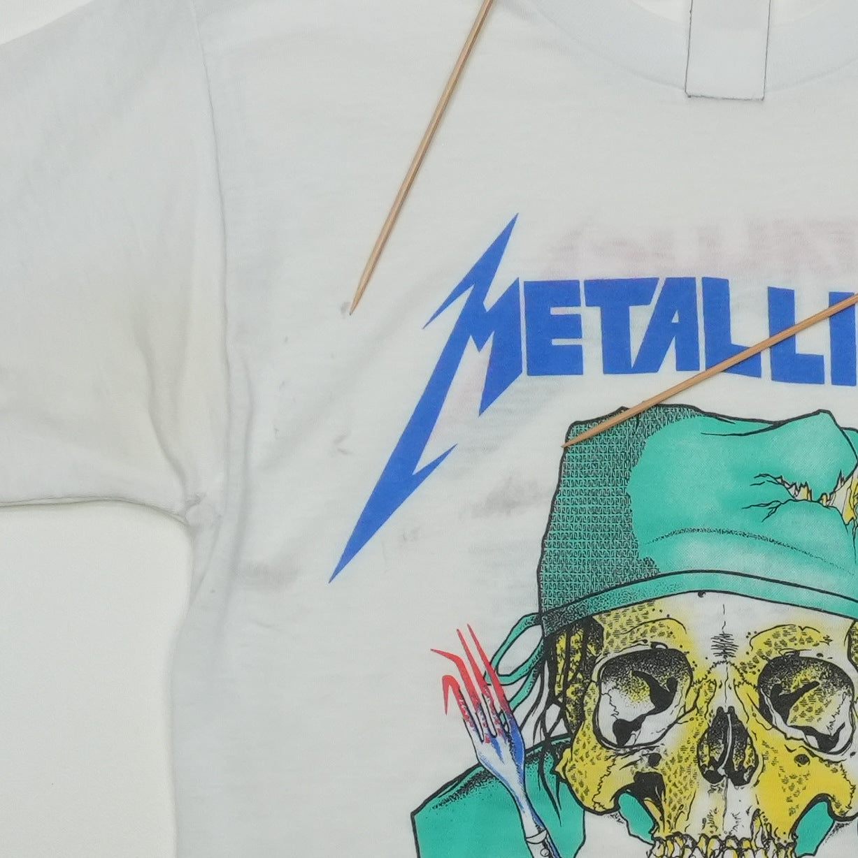 1990s Metallica Crash Course in Brain Surgery Shirt Detail 3