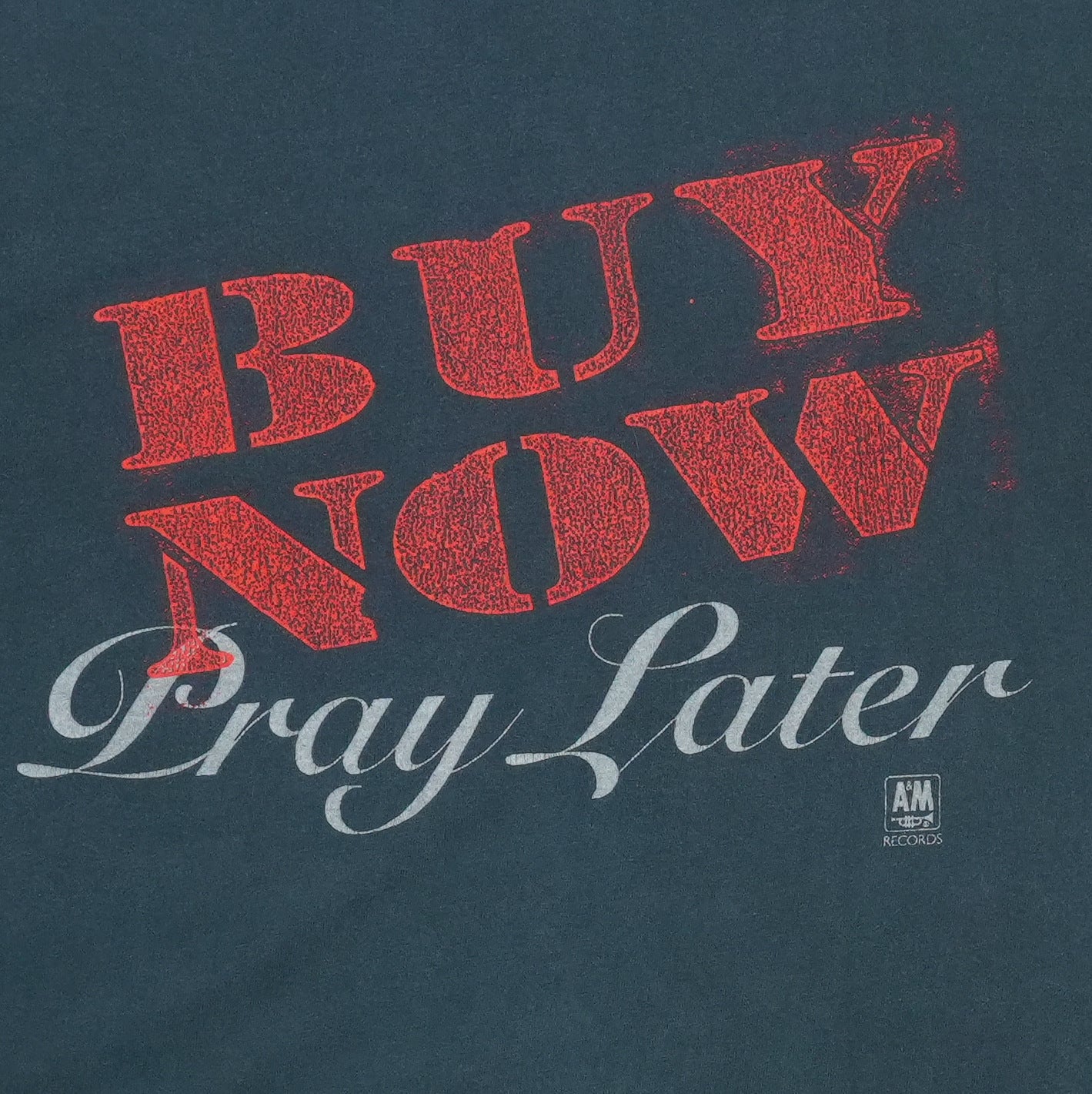 1989 Soundgarden Louder Than Love Buy Now Pray Later Shirt Detail 4