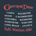 1985 Grateful Dead Fall Tour Shirt Back Graphic