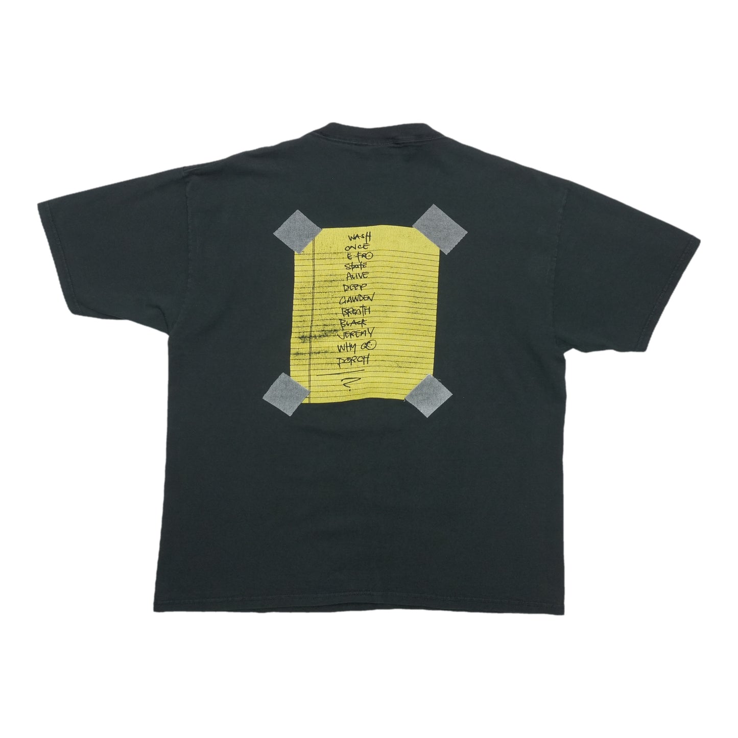 1993 Pearl Jam Alive Shirt Back