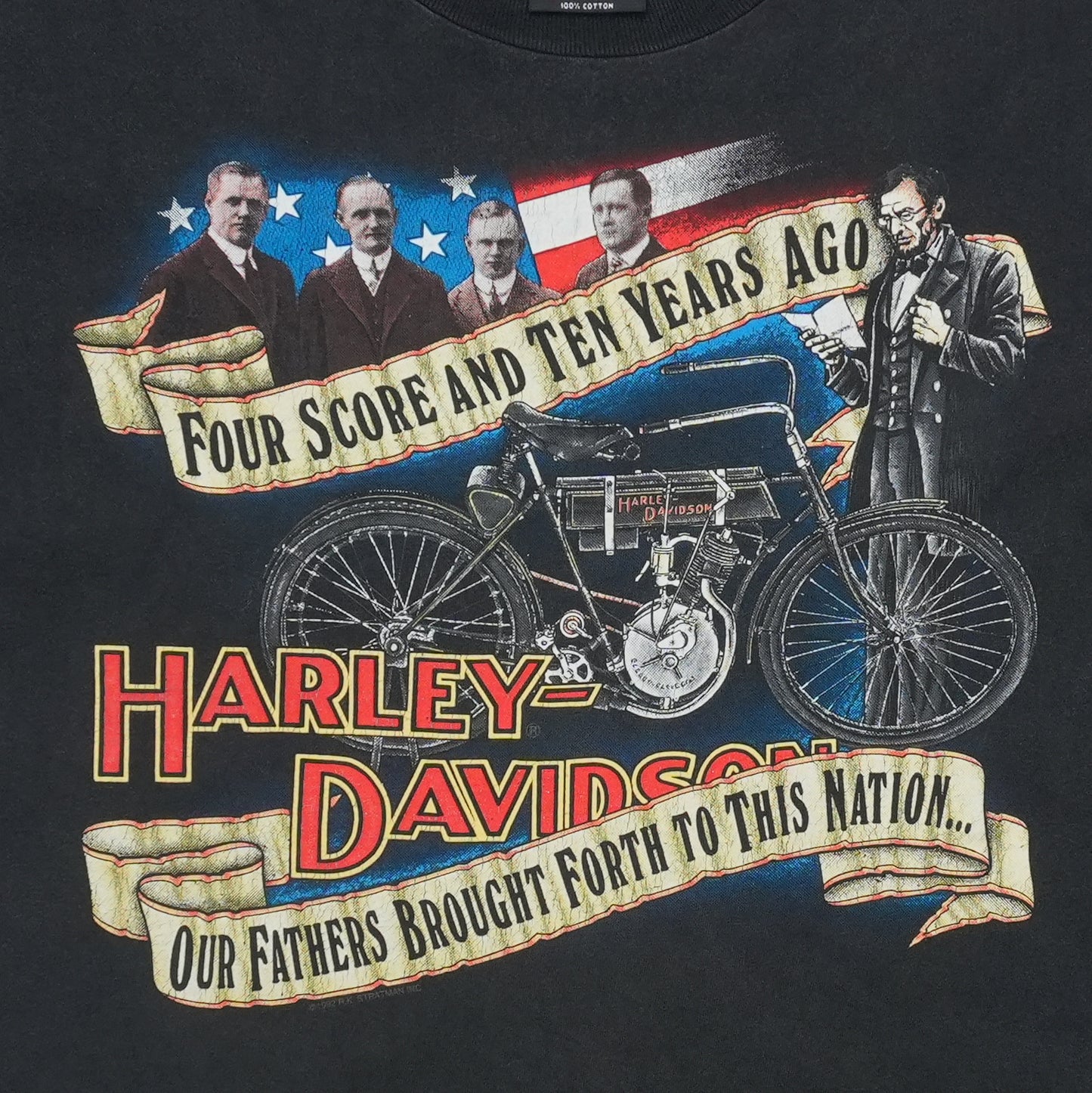 1990s Harley Davidson Four Score Shirt
