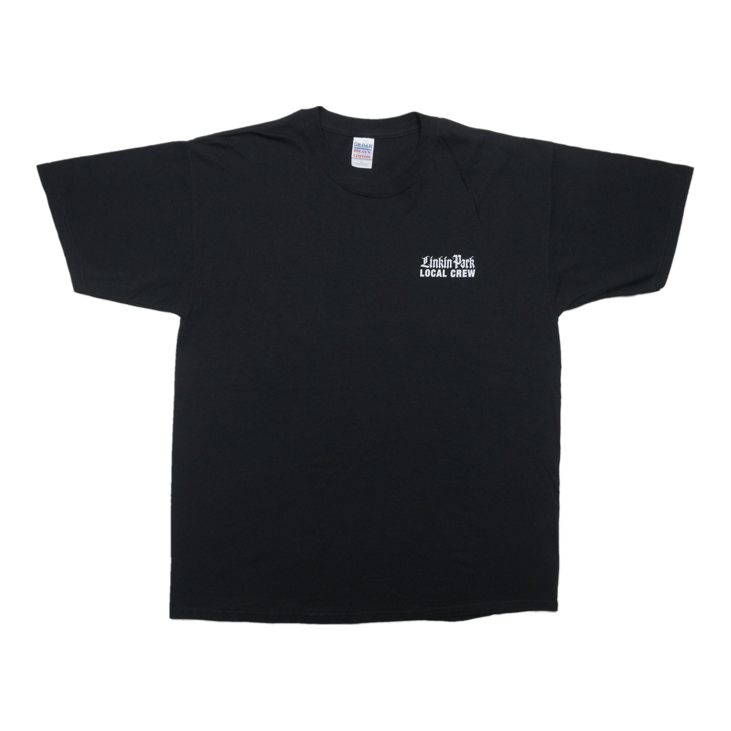 ©︎2000年 コピーライト LINKIN PARK バンドTシャツ 黒 L 2000 Linkin Park Local Crew Shirt | WyCo Vintage