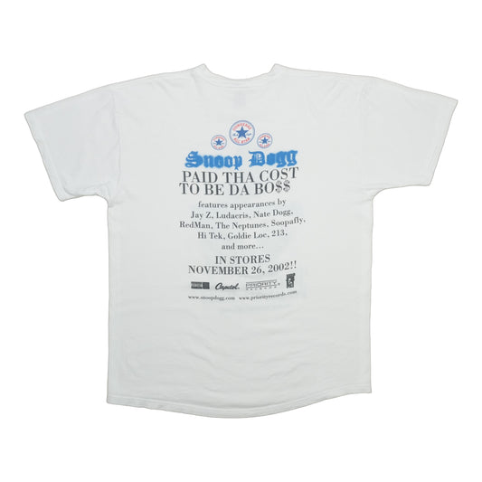 2002 Snoop Dogg Paid Tha Cost To Be Da Boss Shirt Back