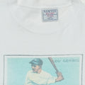1990s Lou Gehrig Big League Chewing Gum Baseball Card Shirt Tag