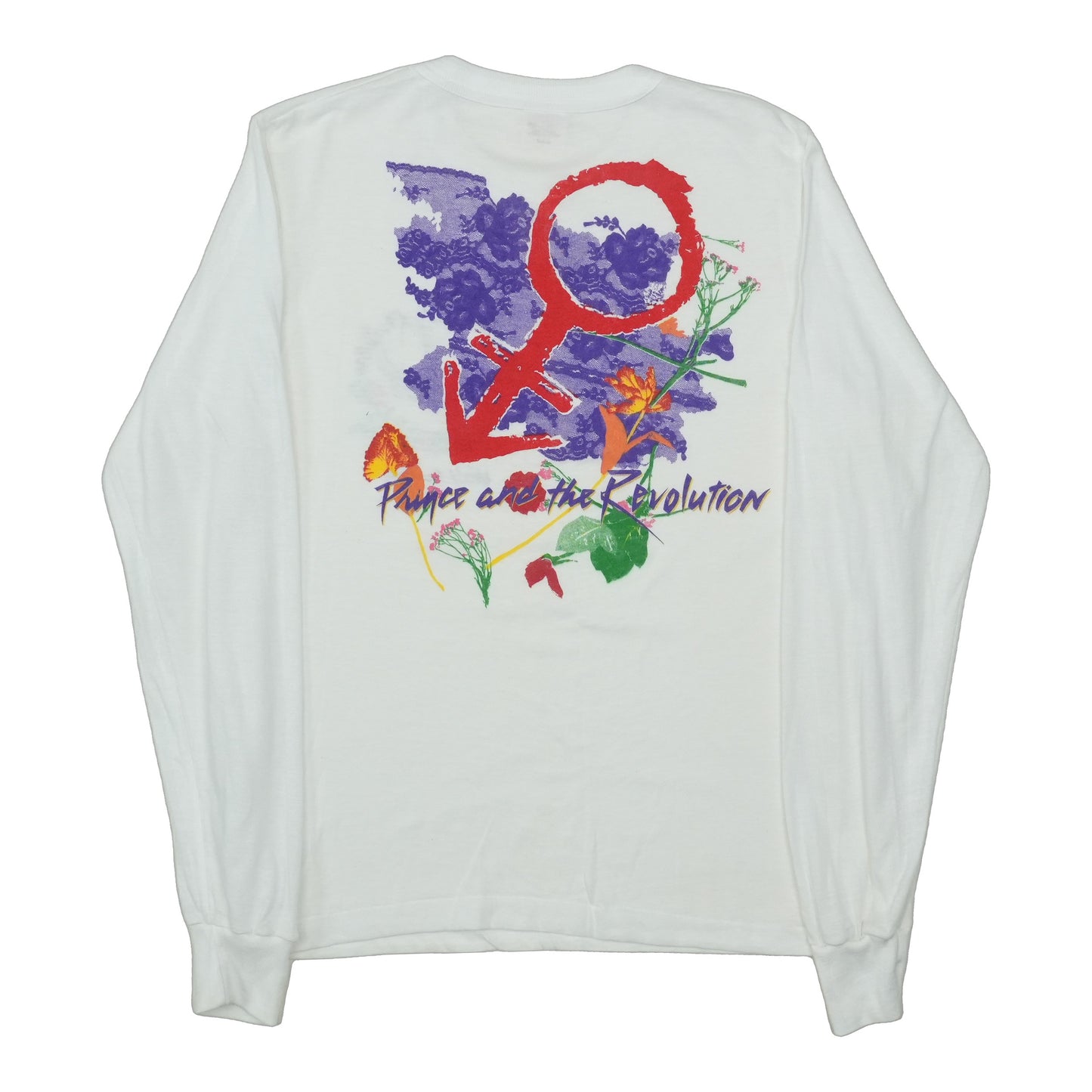 1984 Prince and the Revolution World Tour Long Sleeve Shirt Back