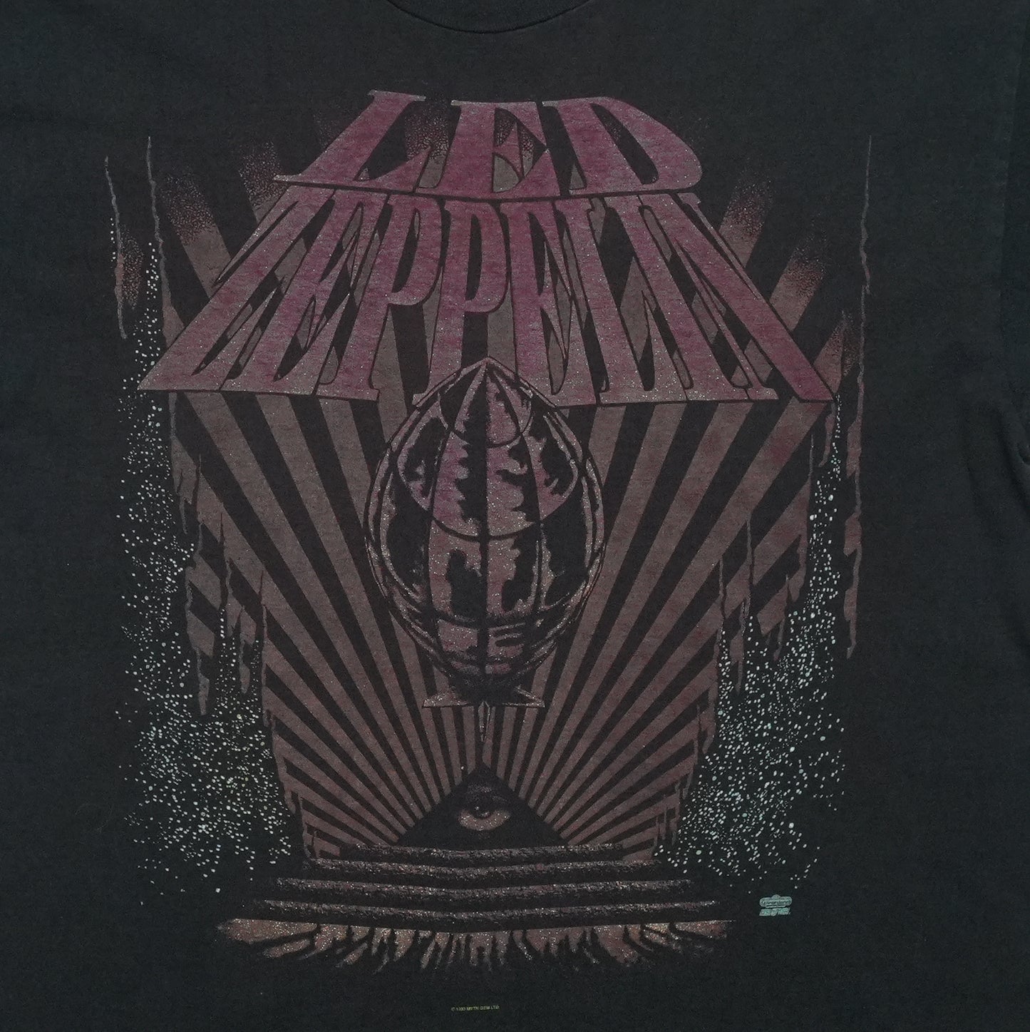 1993 Led Zeppelin Stairway Shirt Front Graphic