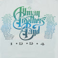1994 Allman Brothers Band Where It All Begins Tour Shirt Detail 5