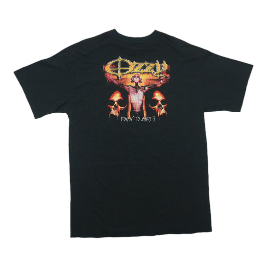 2001 Ozzy Osbourne Down to Earth Tour Shirt Back