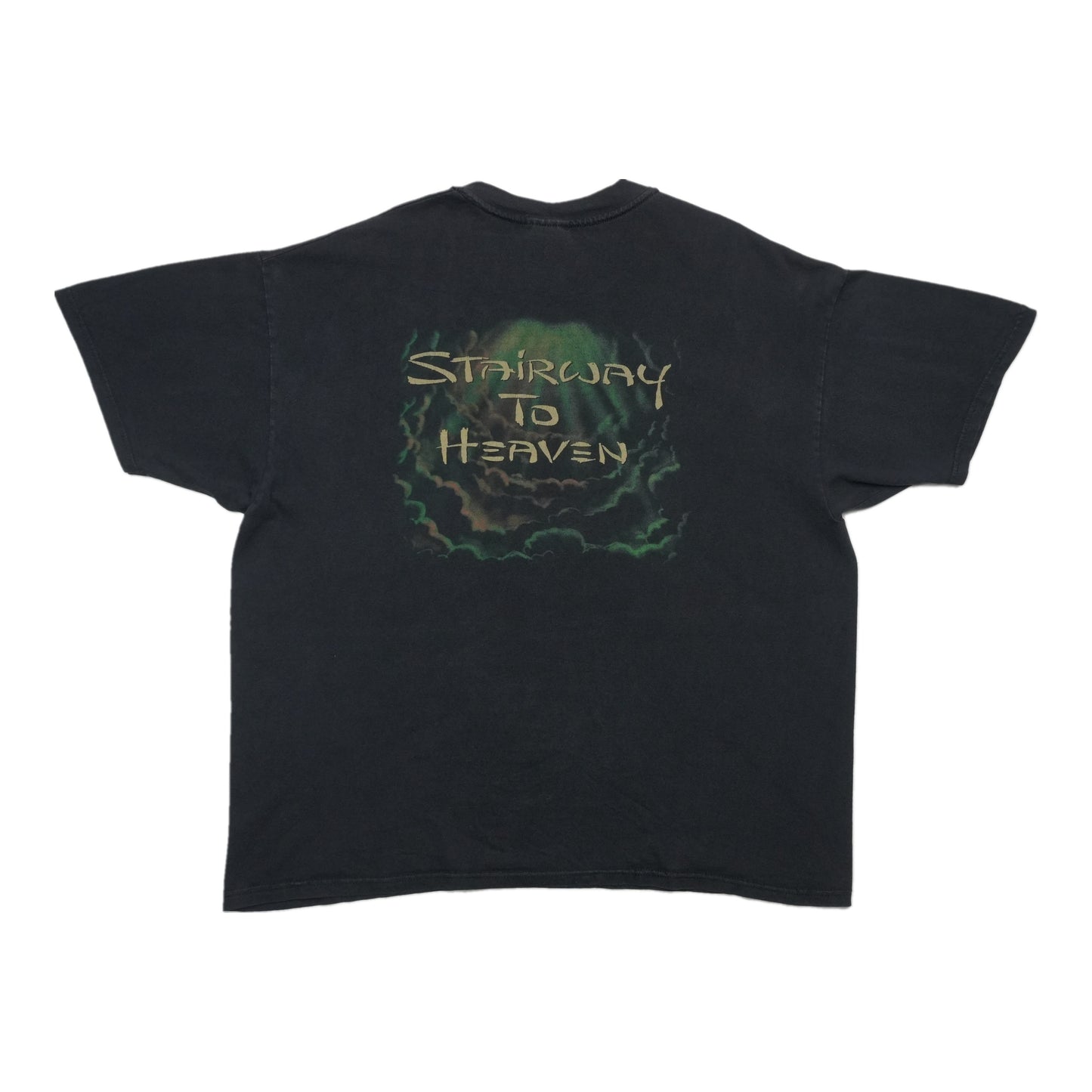 1997 Led Zeppelin Stairway To Heaven All Over Print Shirt Back