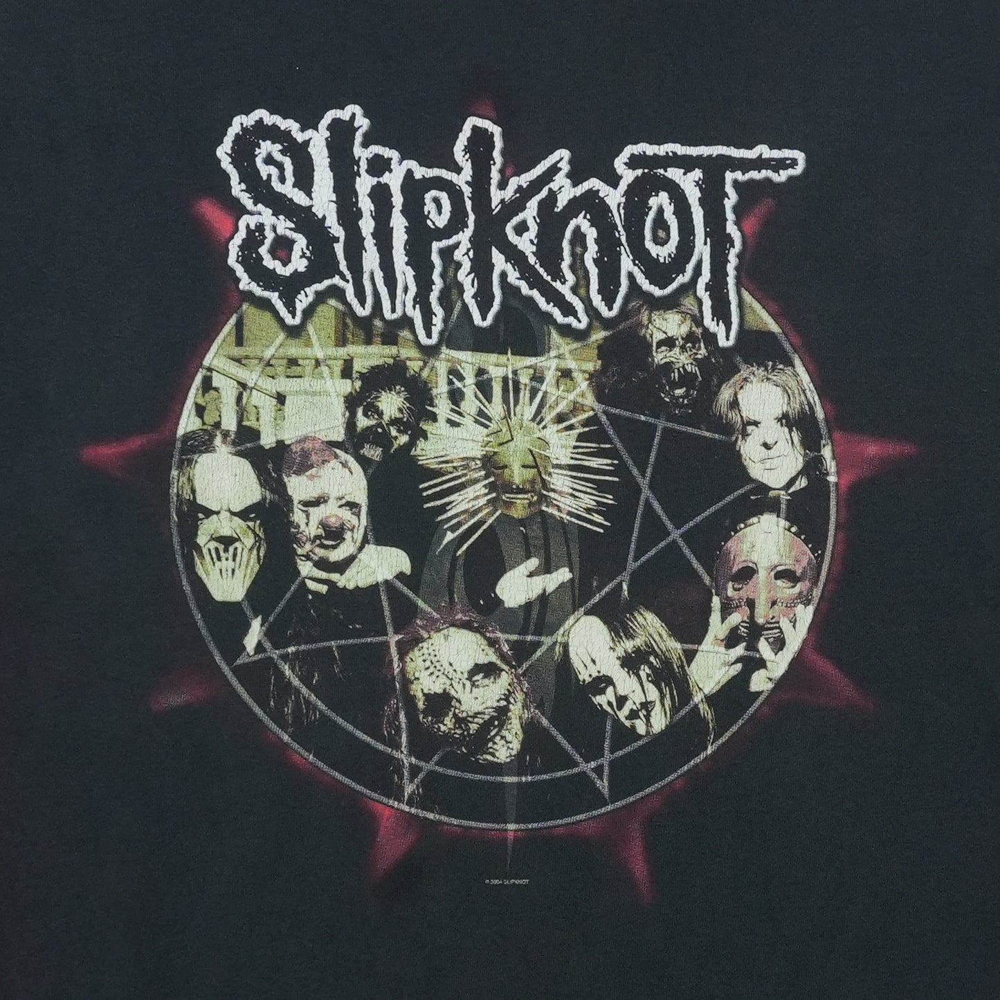 2000s Slipknot Double Layer Long Sleeve Shirt Front Graphic