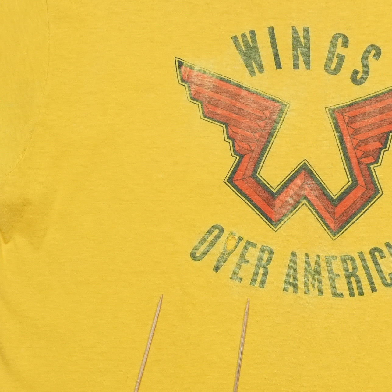 1976 Wings Over America Shirt Front Detail 3