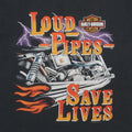 1994 Harley Davidson Loud Pipes Save Lives Shirt