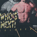 1998 Goldberg Who's Next WCW Long Sleeve Shirt Front Detail 2