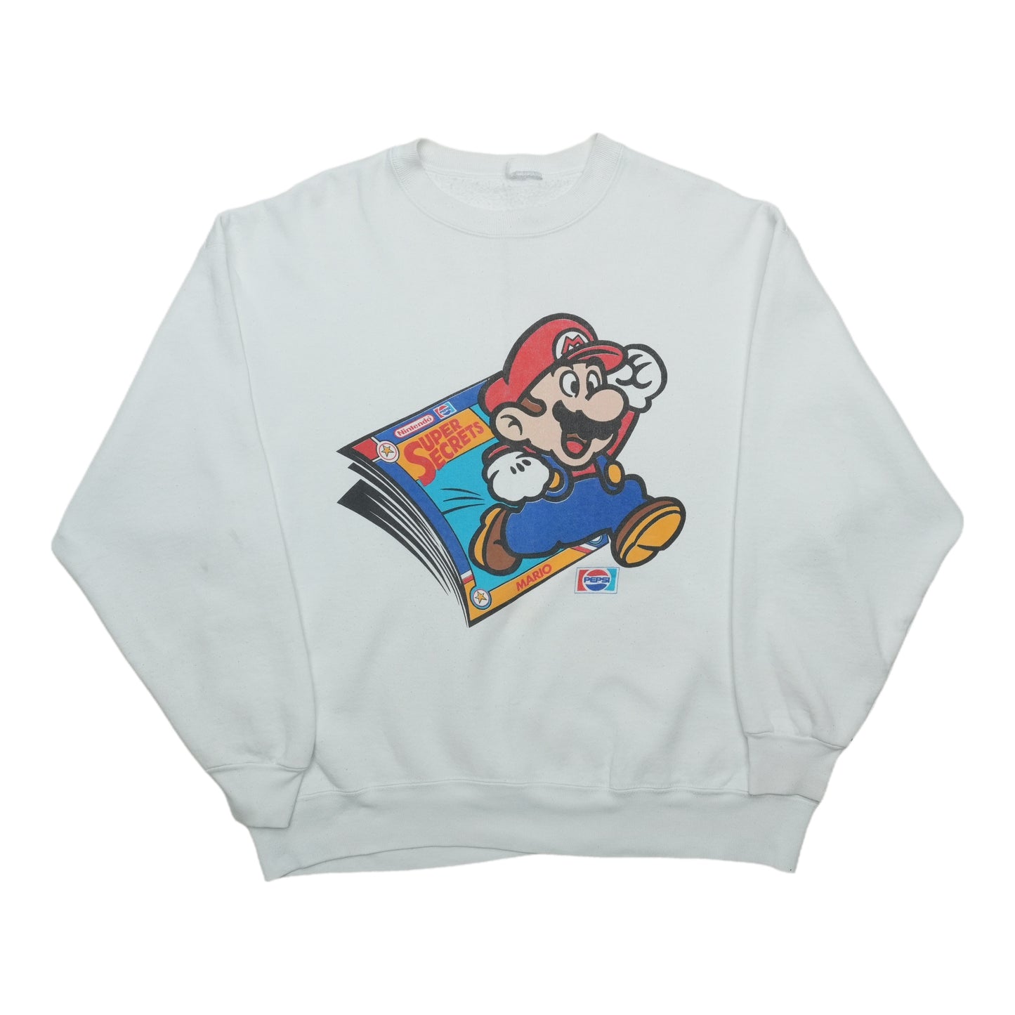 1990s Super Mario Super Secret Pepsi Sweatshirt Front
