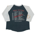 1983 Neil Young Everybody's Rockin Tour Raglan Shirt Back