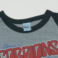 1980s Scorpions Blackout Raglan Shirt Tag