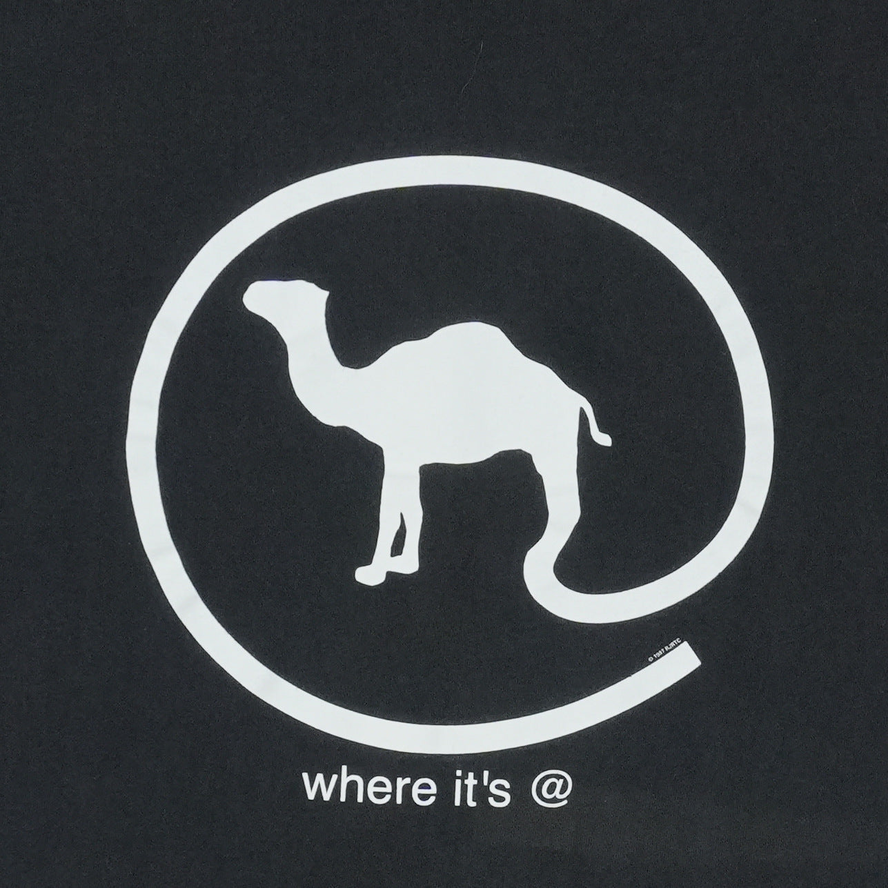 1990s Camel Cigarettes Where It's At Shirt Detail 5