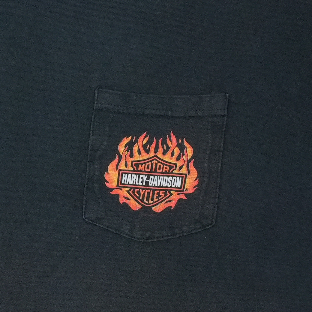 2002 Harley Davidson Maui Pocket Shirt Detail 2