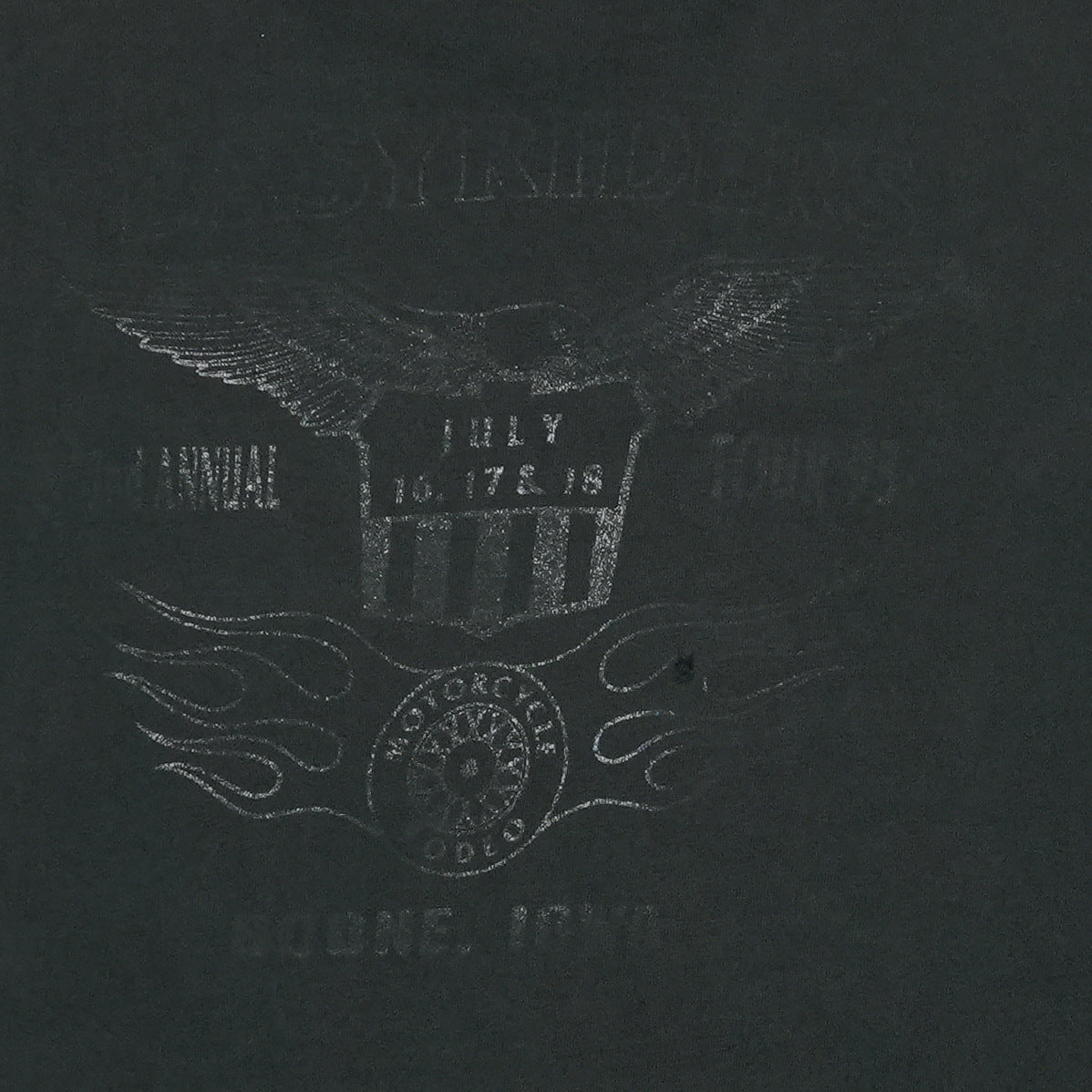 1994 Harley Davidson Worlds Greatest Vibrator Shirt Back Graphic