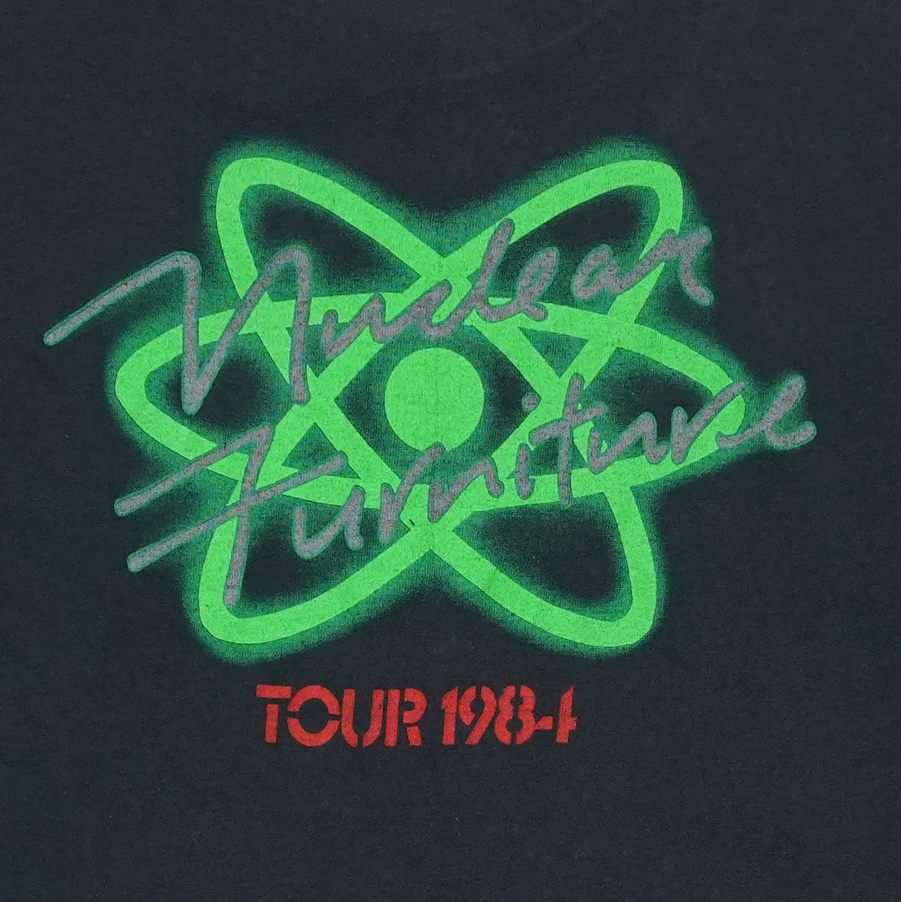 1984 Jefferson Starship Nuclear Furniture Tour Shirt Front Detail 1