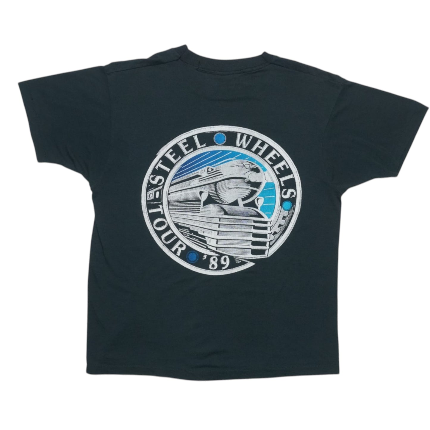 1989 Rolling Stones Steel Wheels Tour Shirt Back