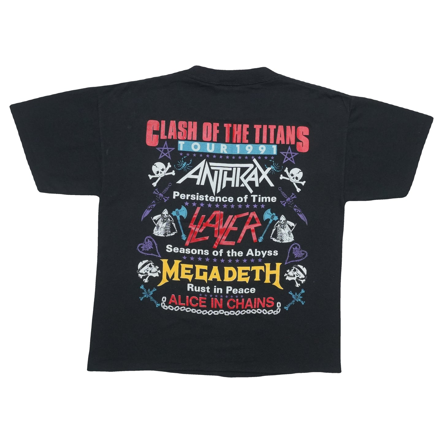 1991 Clash of the Titans Tour Shirt