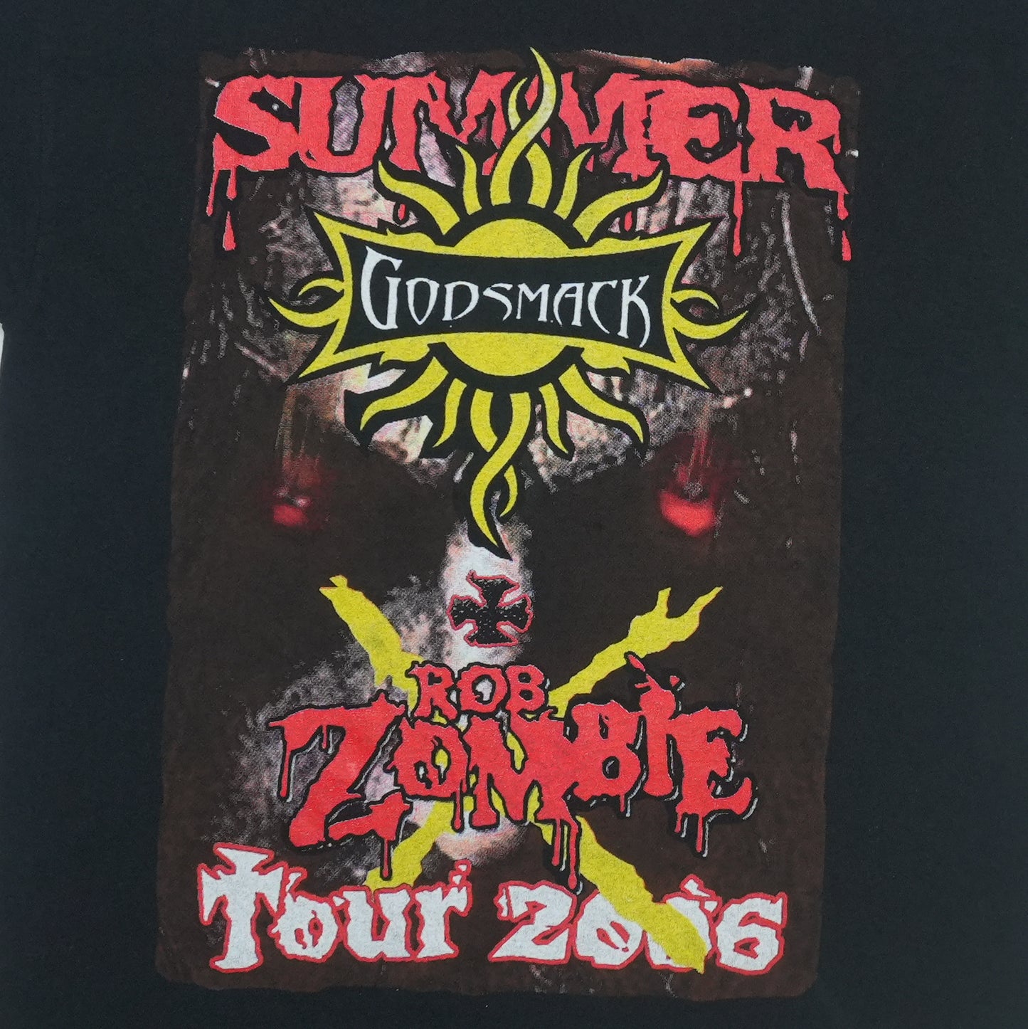 2006 Godsmack & Rob Zombie Summer Tour Shirt Detail 2