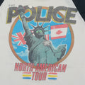 1983 The Police Synchronicity Tour Raglan Shirt Detail 2