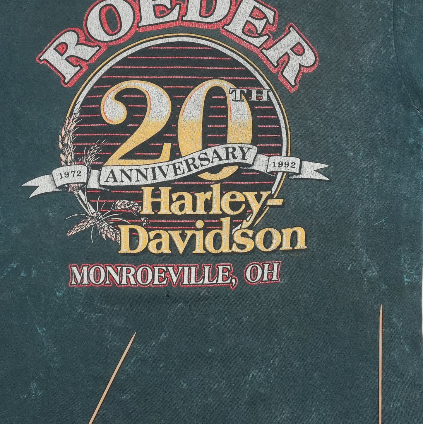 1992 Harley Davidson Monroeville Ohio Shirt