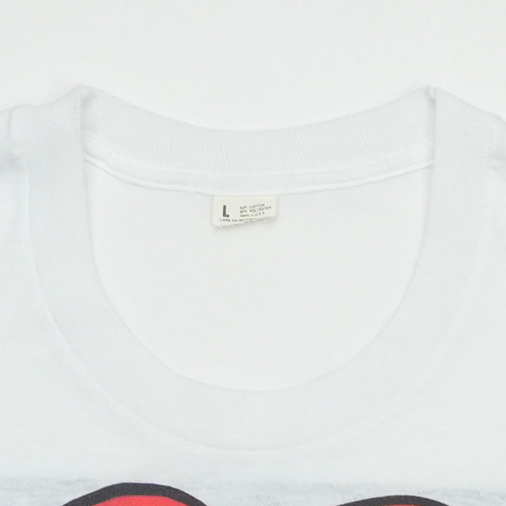 1989 Rolling Stones Steel Wheels North American Tour Shirt Tag