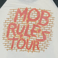 1981 Black Sabbath Mob Rules Tour Raglan Shirt Detail 5