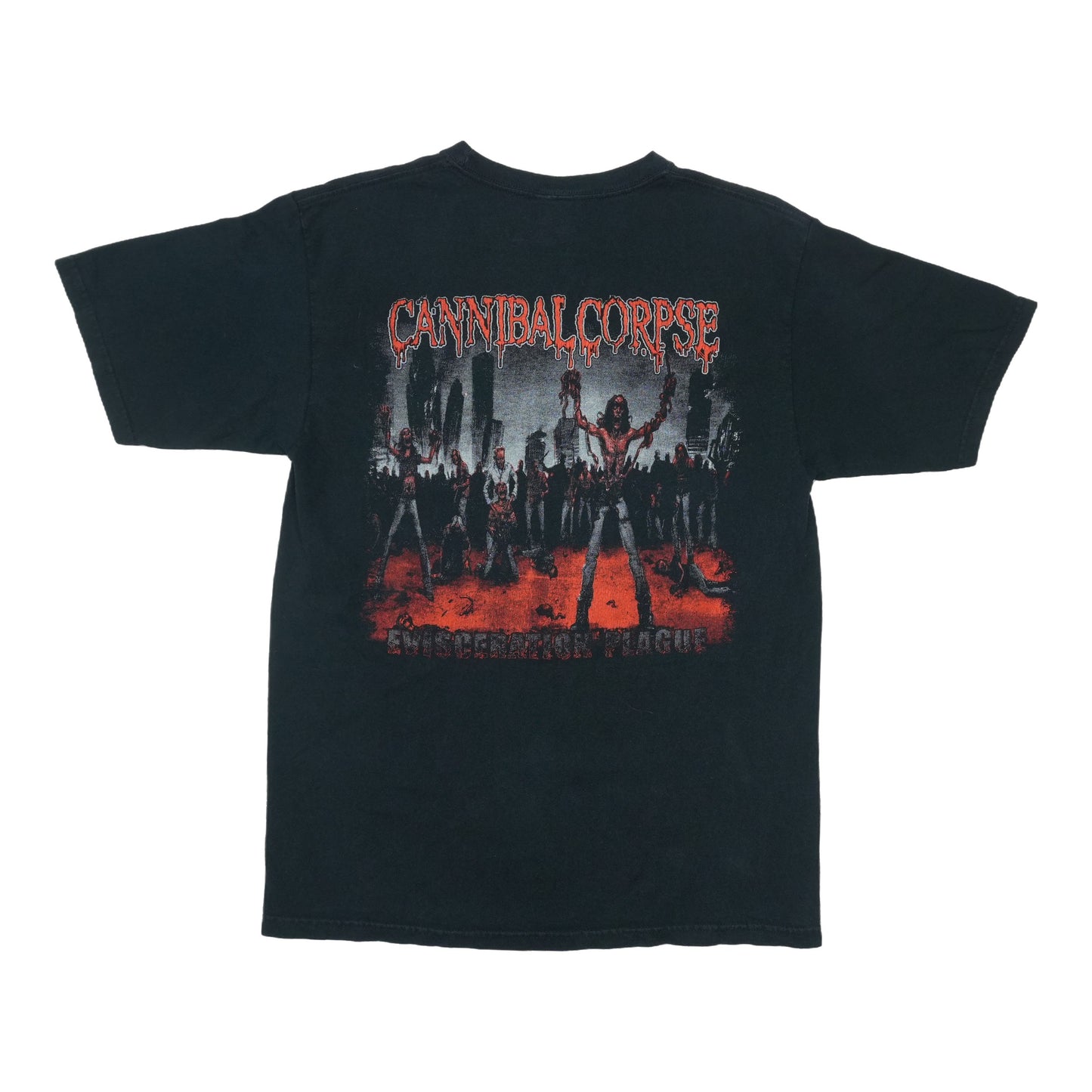 2000s Cannibal Corpse Evisceration Plague Shirt Back