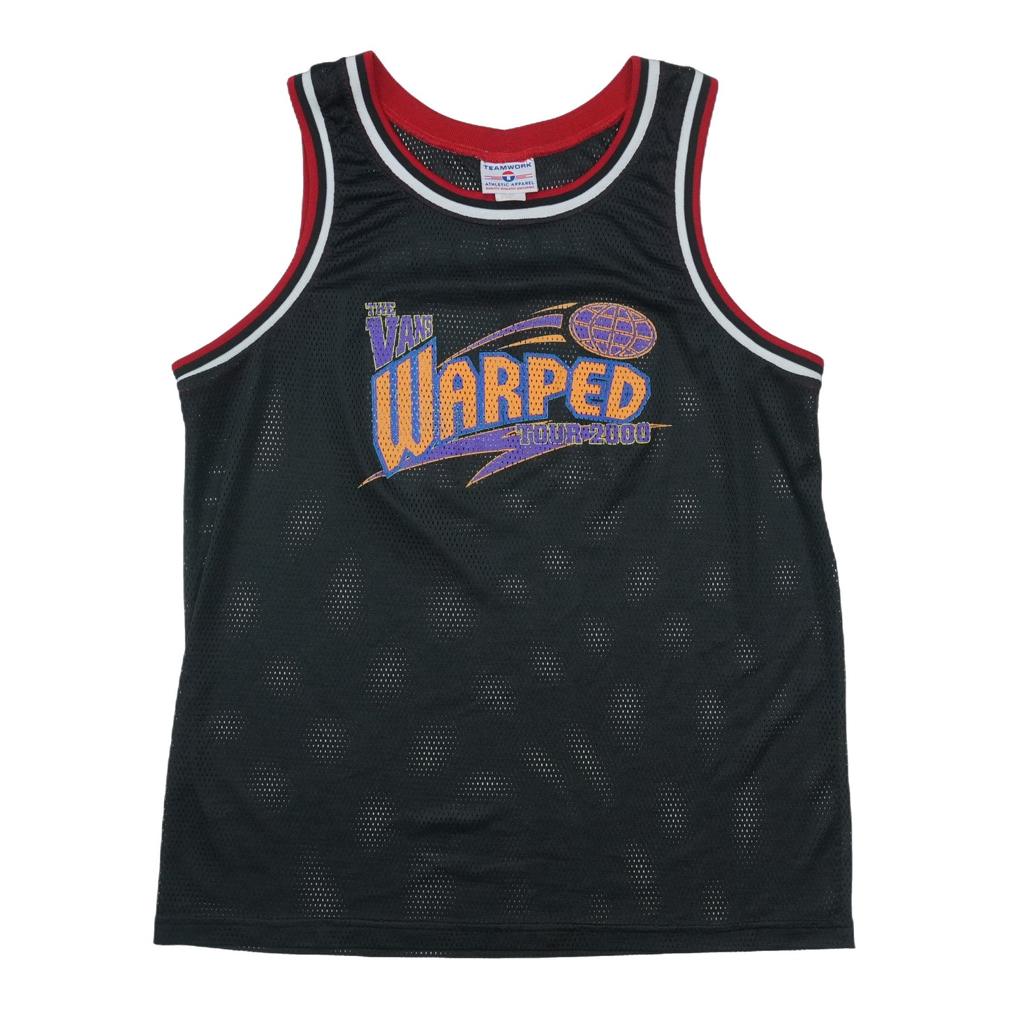 2000 Vans Warped Tour Basketball Jersey Tank Top Front