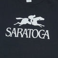 1980s Saratoga Horse Racing Sleeveless Shirt Front Graphic