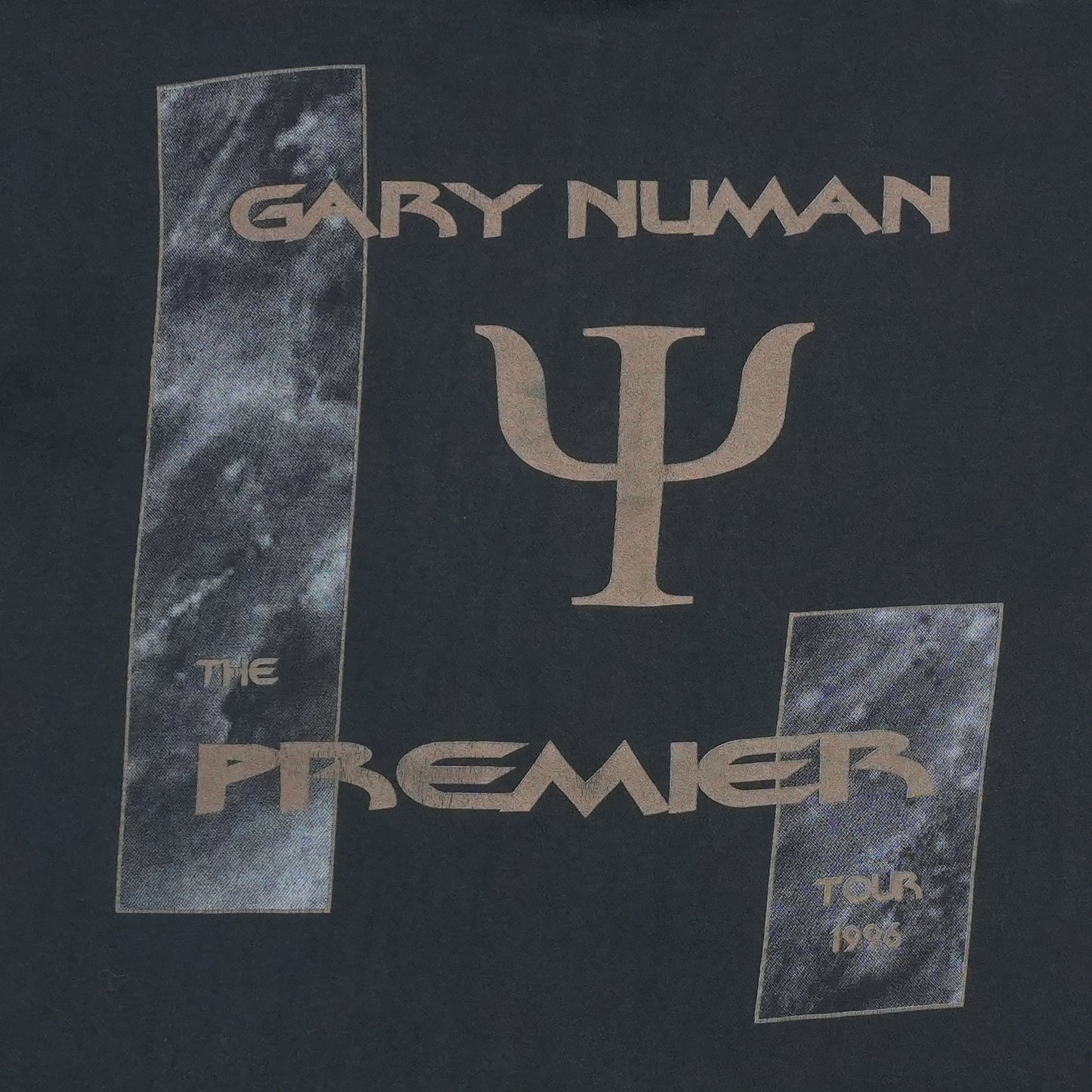 1996 Gary Numan Premier Tour Shirt Front Graphic