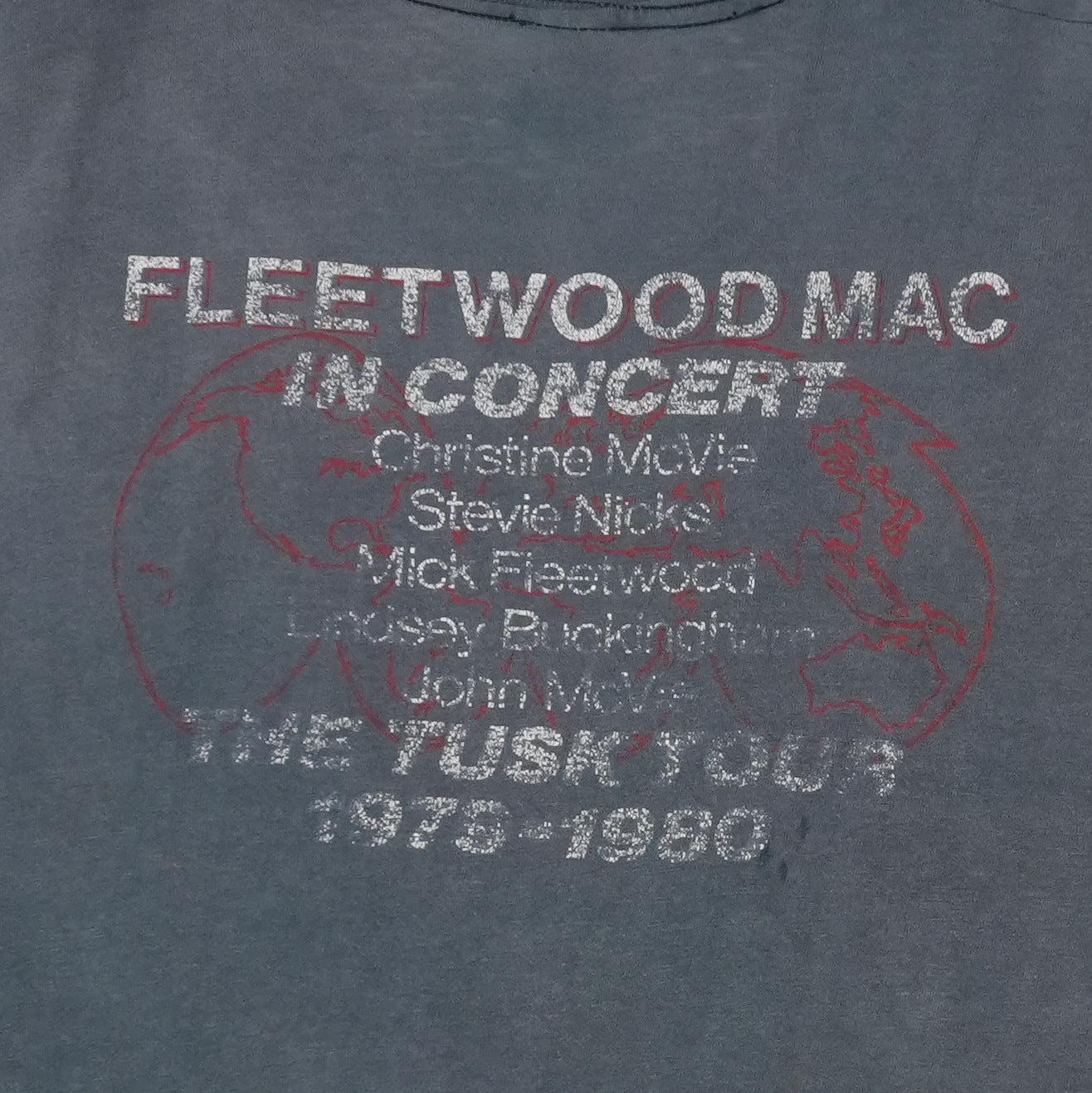 1979 Fleetwood Mac Tusk Tour Shirt Detail 5