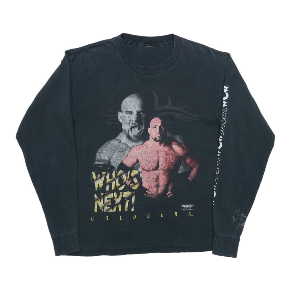 1998 Goldberg Who's Next WCW Long Sleeve Shirt Front