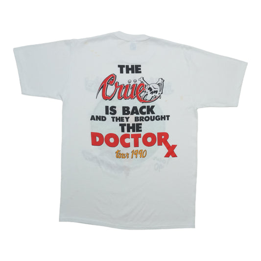 1990 Motley Crue Dr Feelgood Tour Shirt Back