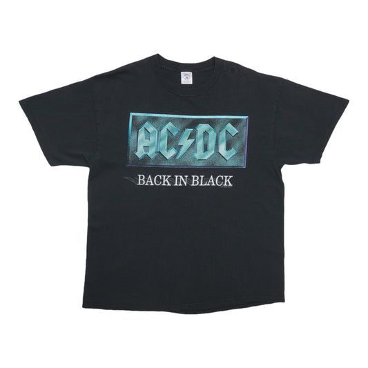 1996 AC/DC Back in Black Shirt Front