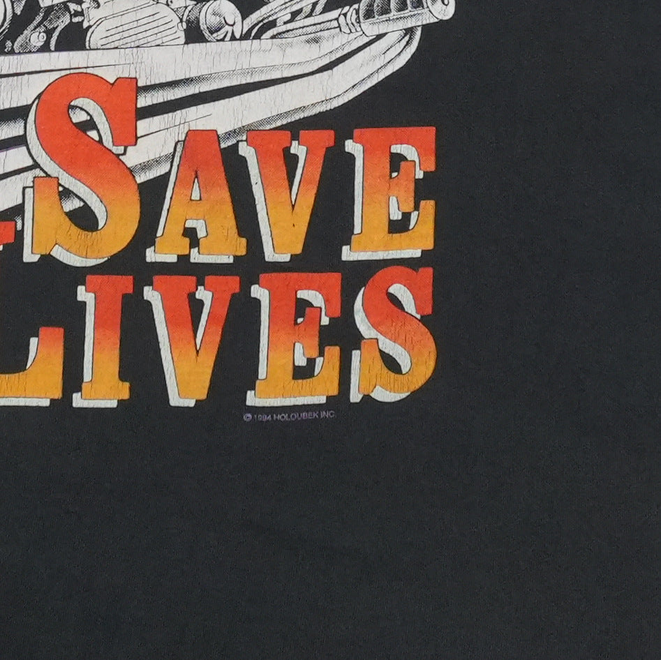 1994 Harley Davidson Loud Pipes Save Lives Shirt