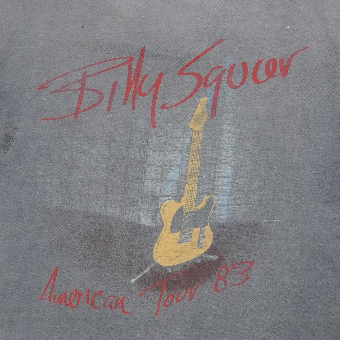 1983 Billy Squier Emotions in Motion Tour Shirt