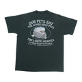 1990s Toms Exotic Aquatics Our Pets Eat The Other Guys Pets Shirt Back