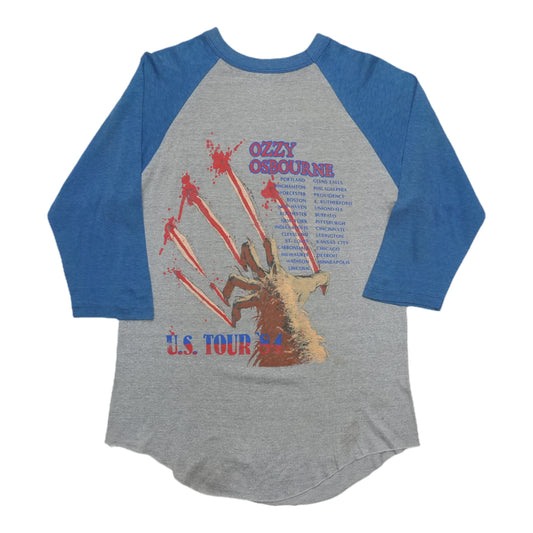 1984 Ozzy Osbourne Bark at the Moon US Tour Jersey Back